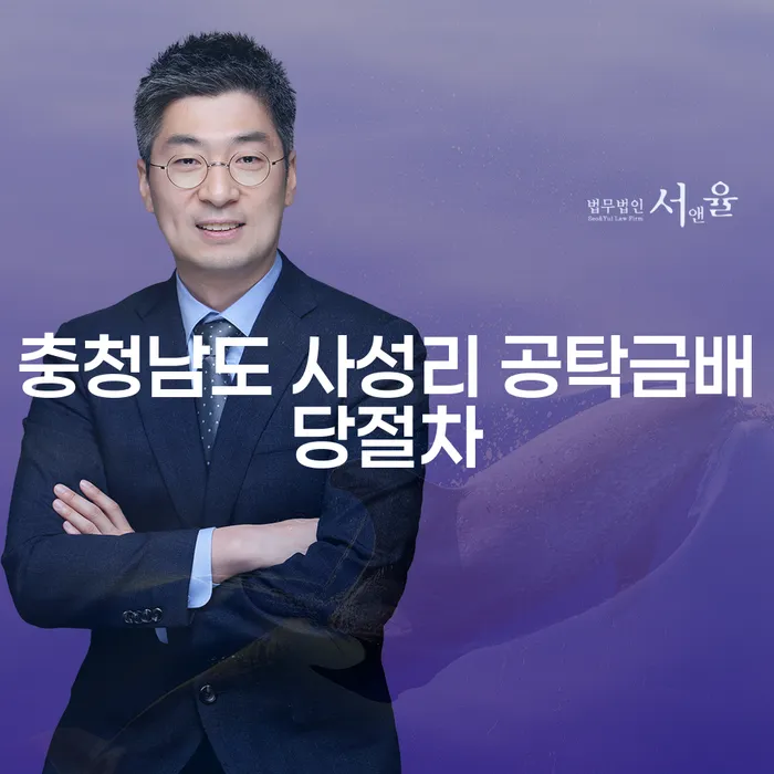 충청남도 사성리 공탁금배당절차와 개인회생국선변호사: 어떻게 대처해야 할까요?