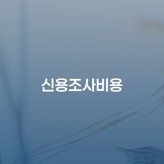 신용조사비용과 담보대출파산, 해결책은 무엇일까요?
